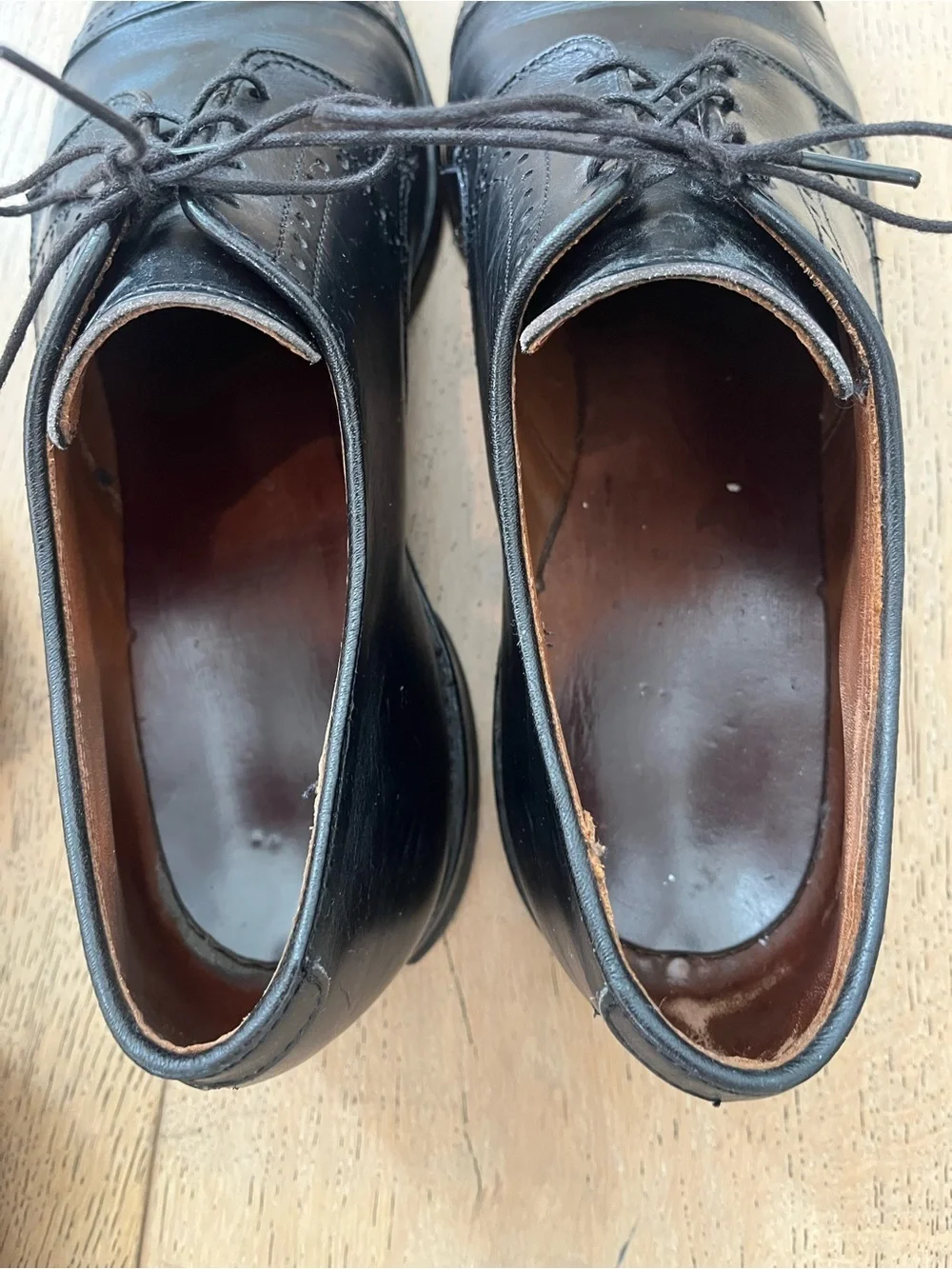 Men Leather Dress Shoe Black Size 10.5 Wedding Work Office